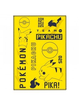 Manta de Pokemon - Pikachu
