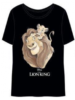Camiseta del Rey Leon Negra