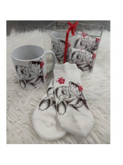 Pack Taza y Calcetines Stitch