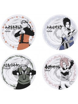 Set 4 Platos de Naruto