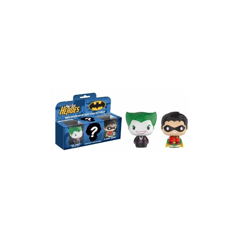 Pack De Figuras Pint Sized: Joker, Robin Y Sorpresa