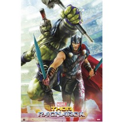 Póster Thor Ragnarok: Hulk y Thor