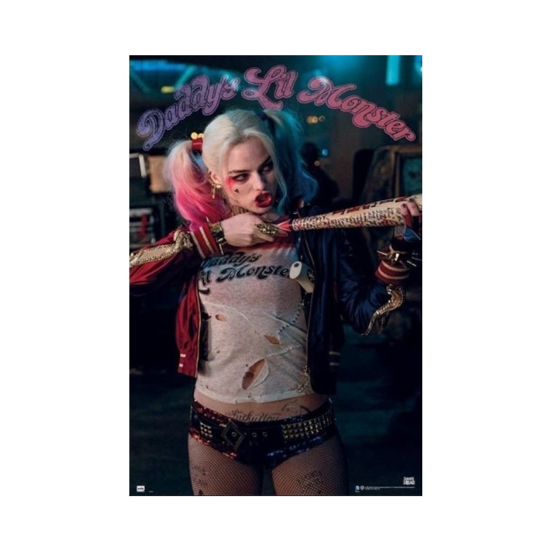 Póster Harley Quinn Escuadron Suicida